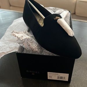 Brand new in box - Birdies women’s size 10 -The Blackbird - Black Cheetah Tassel